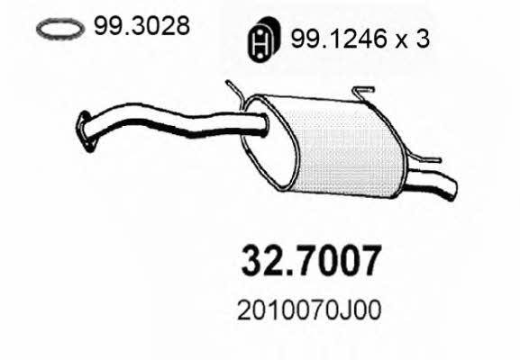 Asso 32.7007 End Silencer 327007: Buy near me in Poland at 2407.PL - Good price!