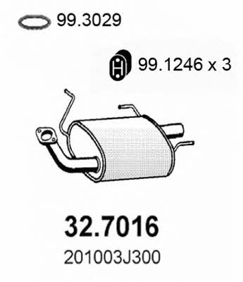 Asso 32.7016 End Silencer 327016: Buy near me in Poland at 2407.PL - Good price!
