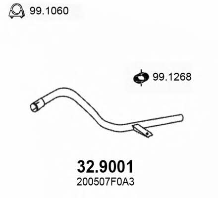  32.9001 Exhaust pipe 329001: Buy near me in Poland at 2407.PL - Good price!