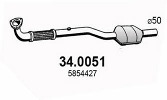 Asso 34.0051 Catalytic Converter 340051: Buy near me in Poland at 2407.PL - Good price!