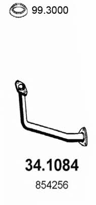 Asso 34.1084 Exhaust pipe 341084: Buy near me in Poland at 2407.PL - Good price!