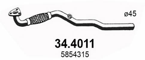 Asso 34.4011 Exhaust pipe 344011: Buy near me in Poland at 2407.PL - Good price!