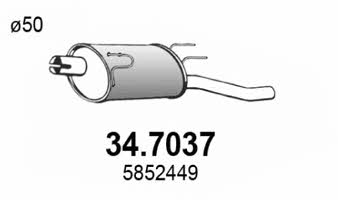 Asso 34.7037 End Silencer 347037: Buy near me in Poland at 2407.PL - Good price!