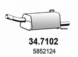 Asso 34.7102 End Silencer 347102: Buy near me in Poland at 2407.PL - Good price!