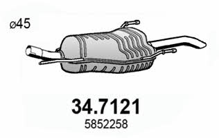 Asso 34.7121 End Silencer 347121: Buy near me in Poland at 2407.PL - Good price!