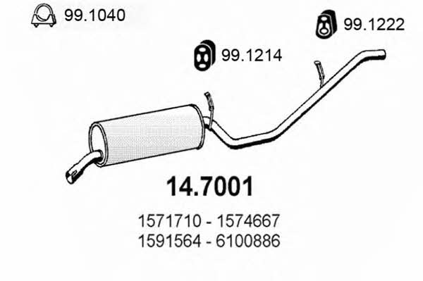  14.7001 End Silencer 147001: Buy near me in Poland at 2407.PL - Good price!