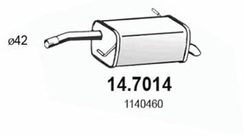 Asso 14.7014 End Silencer 147014: Buy near me in Poland at 2407.PL - Good price!
