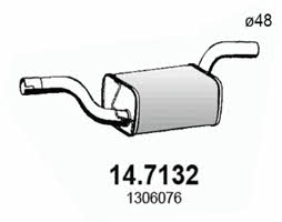 Asso 14.7132 End Silencer 147132: Buy near me in Poland at 2407.PL - Good price!