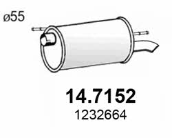 Asso 14.7152 End Silencer 147152: Buy near me in Poland at 2407.PL - Good price!