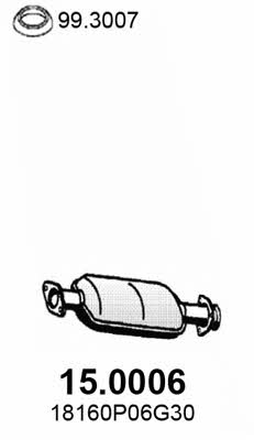 15.0006 Catalytic Converter 150006: Buy near me in Poland at 2407.PL - Good price!
