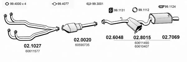  ART0108 Система випуску відпрацьованих газів ART0108: Приваблива ціна - Купити у Польщі на 2407.PL!
