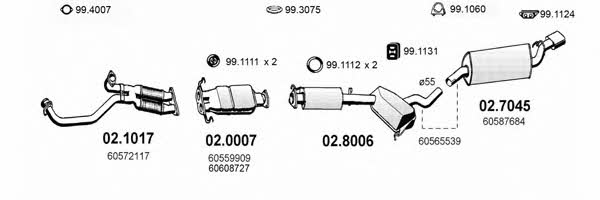 Asso ART0133 Exhaust system ART0133: Buy near me at 2407.PL in Poland at an Affordable price!