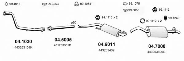 Asso ART0263 Abgasanlage ART0263: Kaufen Sie zu einem guten Preis in Polen bei 2407.PL!