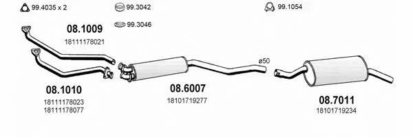 Asso ART0322 Układ wydechowy ART0322: Dobra cena w Polsce na 2407.PL - Kup Teraz!
