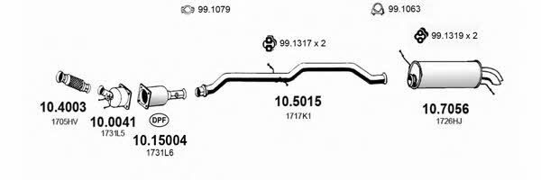 Asso ART0435 Układ wydechowy ART0435: Dobra cena w Polsce na 2407.PL - Kup Teraz!