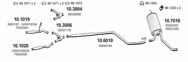 Asso ART0464 Abgasanlage ART0464: Kaufen Sie zu einem guten Preis in Polen bei 2407.PL!