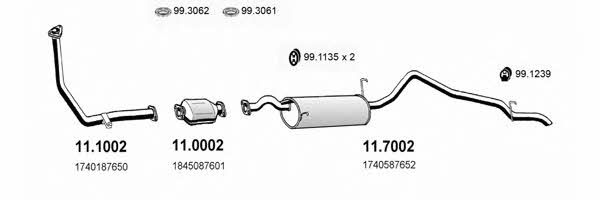 Asso ART0567 Exhaust system ART0567: Buy near me at 2407.PL in Poland at an Affordable price!