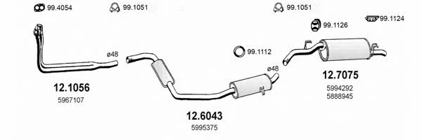 Asso ART0641 Układ wydechowy ART0641: Dobra cena w Polsce na 2407.PL - Kup Teraz!