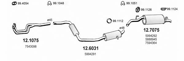 Asso ART0642 Układ wydechowy ART0642: Dobra cena w Polsce na 2407.PL - Kup Teraz!
