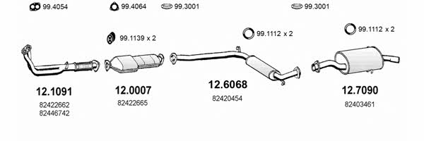 Asso ART0696 Abgasanlage ART0696: Kaufen Sie zu einem guten Preis in Polen bei 2407.PL!