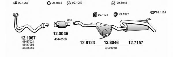  ART0711 Система випуску відпрацьованих газів ART0711: Приваблива ціна - Купити у Польщі на 2407.PL!