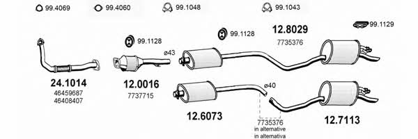 Asso ART0732 Układ wydechowy ART0732: Dobra cena w Polsce na 2407.PL - Kup Teraz!