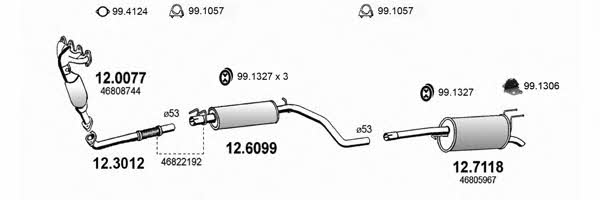  ART0765 Система випуску відпрацьованих газів ART0765: Приваблива ціна - Купити у Польщі на 2407.PL!