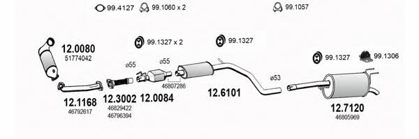  ART0770 Система випуску відпрацьованих газів ART0770: Приваблива ціна - Купити у Польщі на 2407.PL!