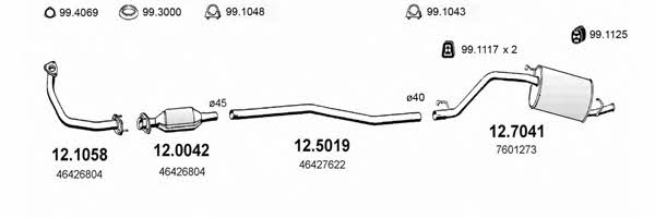 Asso ART0815 Układ wydechowy ART0815: Dobra cena w Polsce na 2407.PL - Kup Teraz!