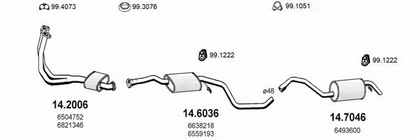 Asso ART1038 Abgasanlage ART1038: Kaufen Sie zu einem guten Preis in Polen bei 2407.PL!