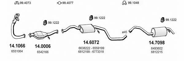 Asso ART1092 Abgasanlage ART1092: Kaufen Sie zu einem guten Preis in Polen bei 2407.PL!