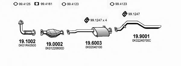 Asso ART1203 Система випуску відпрацьованих газів ART1203: Приваблива ціна - Купити у Польщі на 2407.PL!