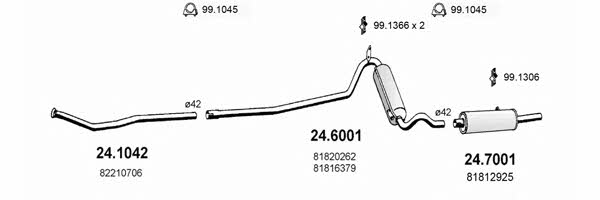  ART1207 Abgasanlage ART1207: Kaufen Sie zu einem guten Preis in Polen bei 2407.PL!