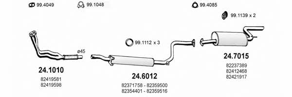 Asso ART1235 Exhaust system ART1235: Buy near me at 2407.PL in Poland at an Affordable price!