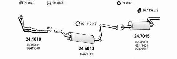 Asso ART1236 Exhaust system ART1236: Buy near me at 2407.PL in Poland at an Affordable price!