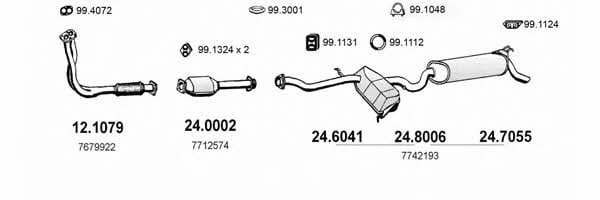  ART1249 Система випуску відпрацьованих газів ART1249: Приваблива ціна - Купити у Польщі на 2407.PL!