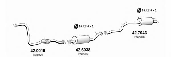  ART1353 Abgasanlage ART1353: Kaufen Sie zu einem guten Preis in Polen bei 2407.PL!
