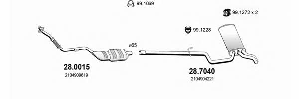  ART1389 Abgasanlage ART1389: Kaufen Sie zu einem guten Preis in Polen bei 2407.PL!