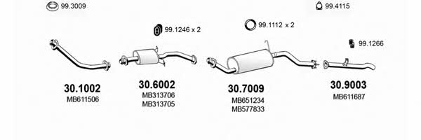  ART1469 Система випуску відпрацьованих газів ART1469: Приваблива ціна - Купити у Польщі на 2407.PL!