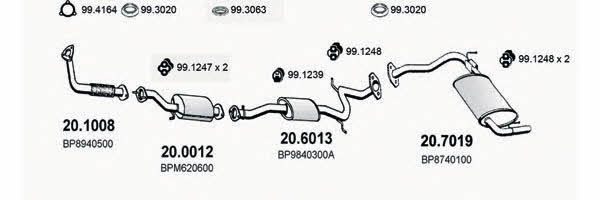 Asso ART1490 Exhaust system ART1490: Buy near me in Poland at 2407.PL - Good price!