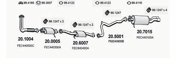  ART1497 Abgasanlage ART1497: Kaufen Sie zu einem guten Preis in Polen bei 2407.PL!