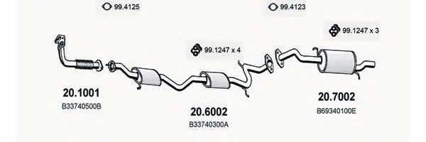  ART1501 Exhaust system ART1501: Buy near me in Poland at 2407.PL - Good price!