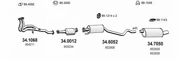  ART1578 Abgasanlage ART1578: Kaufen Sie zu einem guten Preis in Polen bei 2407.PL!