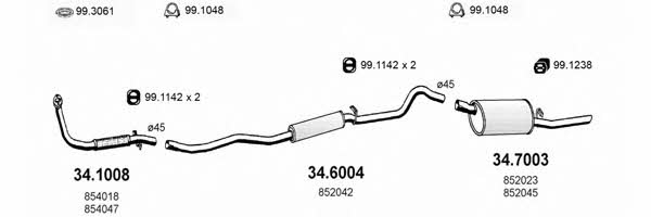 Asso ART1710 Abgasanlage ART1710: Bestellen Sie in Polen zu einem guten Preis bei 2407.PL!