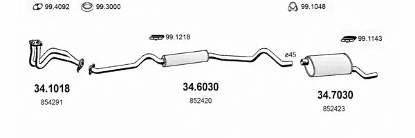  ART1771 Abgasanlage ART1771: Kaufen Sie zu einem guten Preis in Polen bei 2407.PL!