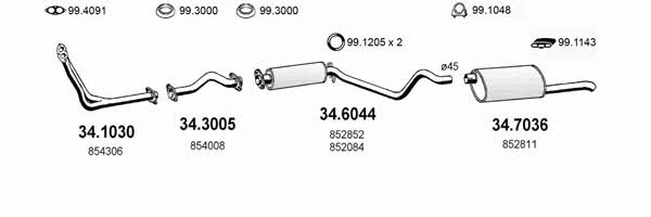  ART1814 Abgasanlage ART1814: Kaufen Sie zu einem guten Preis in Polen bei 2407.PL!