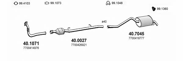Asso ART2029 Exhaust system ART2029: Buy near me at 2407.PL in Poland at an Affordable price!