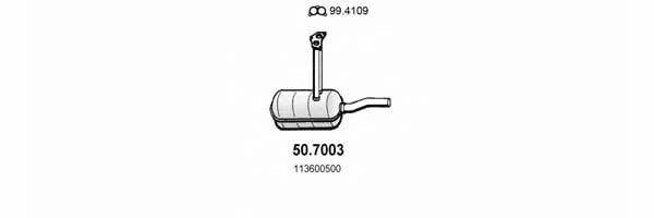 Asso ART2269 Система випуску відпрацьованих газів ART2269: Приваблива ціна - Купити у Польщі на 2407.PL!