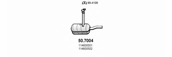 Asso ART2275 Exhaust system ART2275: Buy near me in Poland at 2407.PL - Good price!