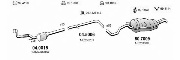 Asso ART2368 Exhaust system ART2368: Buy near me in Poland at 2407.PL - Good price!